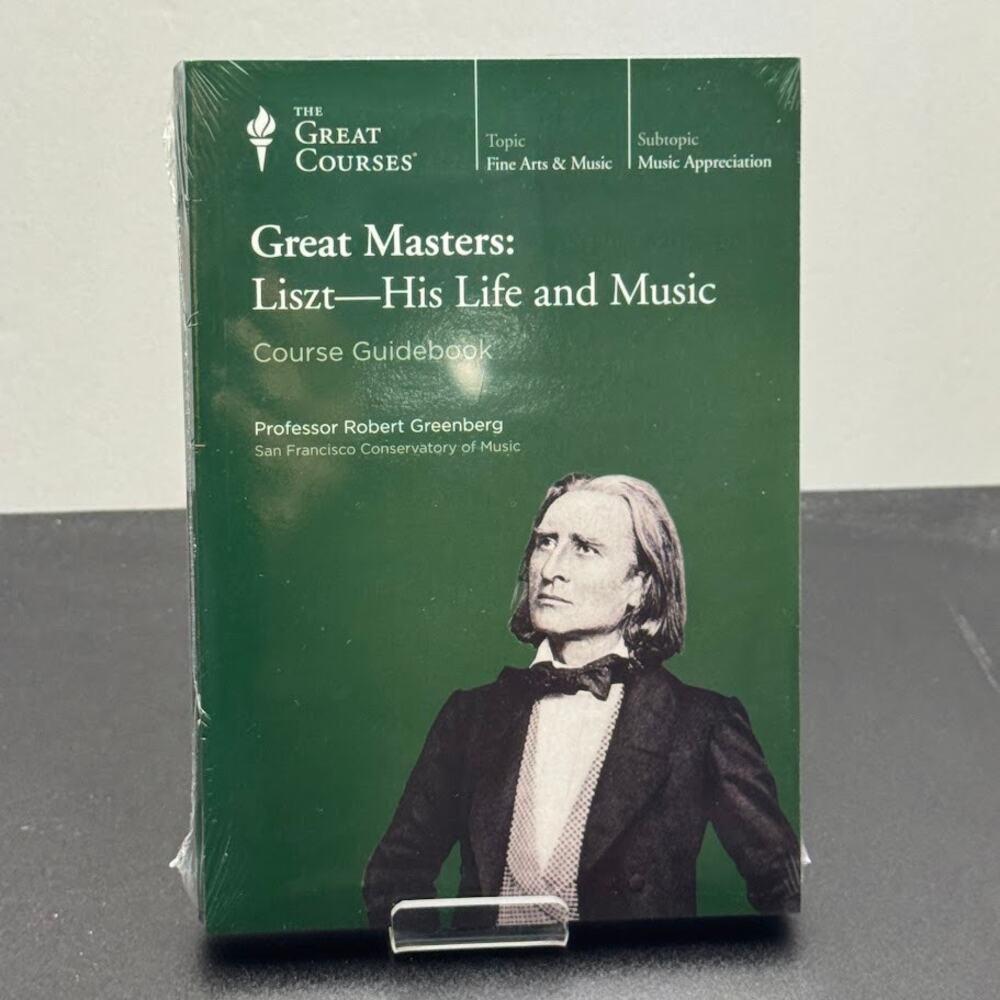 The Great Courses: Great Masters: Liszt—His Life and Music Guidebook & DVD's